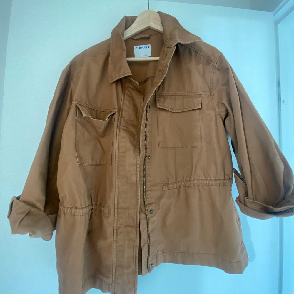 Old Navy Women's Brown Utility Jacket